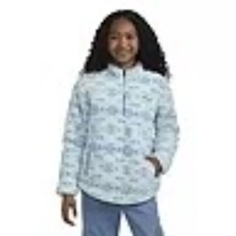 Hurley Girls‎ Sherpa Printed Quarter-Zip Jacket m 7/8 NWT